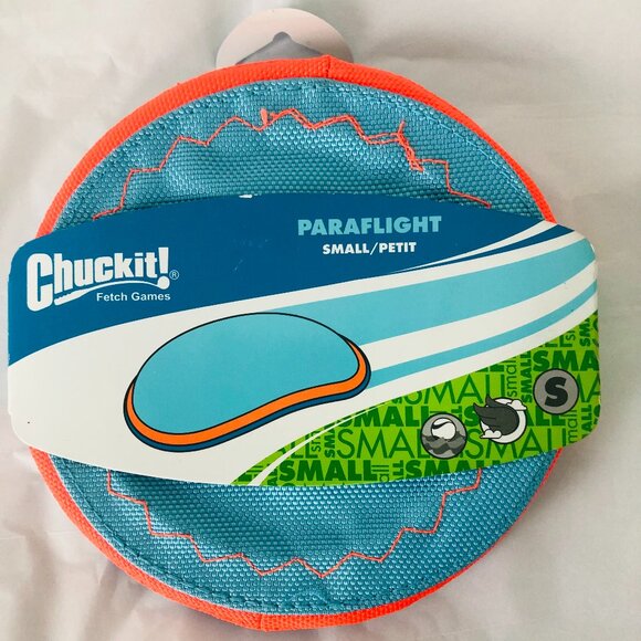 NWT-Chuckit! Paraflight-small blue/orange - Picture 1 of 4